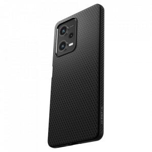 Husa pentru Xiaomi Redmi Note 12 Pro 5G / Poco X5 Pro - Spigen Liquid Air - Matte Black - Img 3