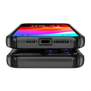 Husa pentru Xiaomi Redmi Note 14 5G - Techsuit Hybrid Armor - Black - Img 6