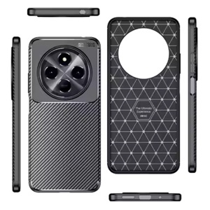 Husa pentru Xiaomi Redmi Note 14 Pro 4G / Poco F7 - Techsuit CarbonFiber - Black - Img 6