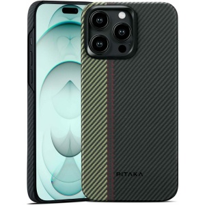 Husa Pitaka iPhone 15 Pro Fusion Weaving MagEZ Case 4 Overture 600D