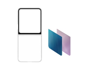 Husa Samsung Clear Gadget Case pentru Galaxy Z Flip5, EF-ZF731CTEGWW, Transparent - Img 5