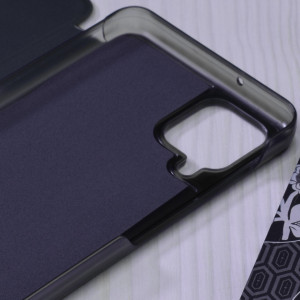 Husa Samsung Galaxy A12 / A12 Nacho Eco Leather View Flip Tip Carte - Dark Blue - Img 3