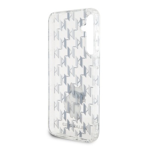 Husa Samsung Galaxy S23 FE - Karl Lagerfeld Hardcase Monogram (KLHCS23FEHNCMKLT) - Transparent Choupette - Img 5