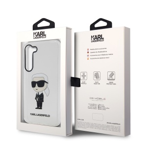 Husa Samsung Galaxy S23 Plus - Karl Lagerfeld Hardcase Transparent (KLHCS23MHNIKTCT) - Ikonik Karl Lagerfeld - Img 7
