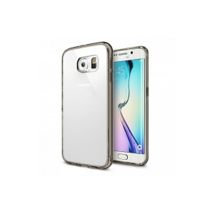 Husa Samsung Galaxy S6 Edge Ringke FUSION SMOKE BLACK+BONUS folie protectie display Ringke