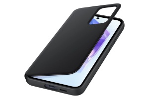 Husa Samsung Smart View Wallet Case pentru Galaxy A55 (A556), EF-ZA556CBEGWW, Black