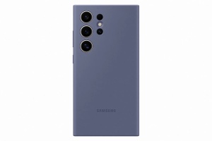 Husa Silicone Cover pentru Galaxy S24 Ultra, EF-PS928TVEGWW, Violet