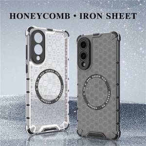 Husa transparenta pentru Samsung Galaxy S25 Edge - Techsuit HoneyComb Shield MagSafe - White - Img 6