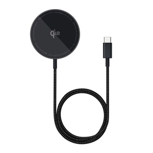 Incarcator cu Magnet, Cablu Integrat, 15W, Type-C - Baseus Simple Mini4 Air (P10278200111-00) - Cluster Black - Img 7