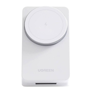 Incarcator fara Fir 2in1, 25W, 3A, USB-C - Ugreen W528 (45055) - White