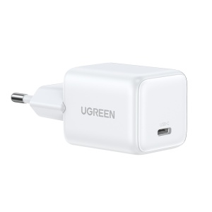 Incarcator USB-C, GaN, Fast Charging, 30W, QC4, 5V/3A - Ugreen X513 (65009) - White
