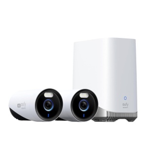 Kit supraveghere video wired eufyCam E330 (Professional) Rezolutie 4K AI Supraveghere 24/7 HomeBase 3 + 2 camere video Alb