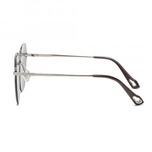 Ochelari de Soare pentru Femei - Techsuit (8195) - Silver / Gradient Gray - Img 4