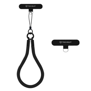 Snur pentru Telefon, Nylon Braided, Durable, Universal - Techsuit Rope Wrist Strap (RWS2-03) - Deep Void