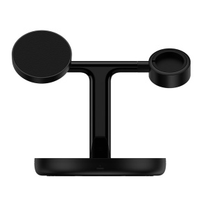Statie de Incarcare pentru iPhone, iWatch, AirPods - Baseus Swan (WXTE000101) - Black - Img 3