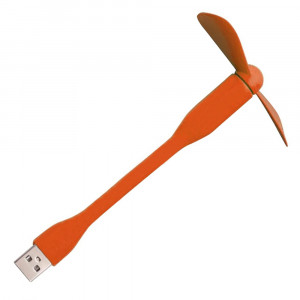 Ventilator USB Portabil, 5V - Techsuit (TUF1) - Orange - Img 1