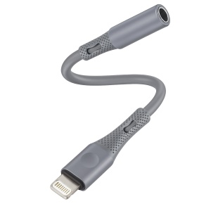 Adaptor Jack, Lightning, Hi-Fi - Techsuit SoundFleX (AC2) - Gray - Img 2