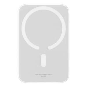 Baterie externa Baseus Mini Air Wireless, 6000 mAh, 20W, cu cablu USB-C, Alb