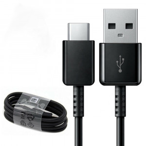 Cablu USB la Type-C, 480Mbps, 2.1A, 1m - Samsung (EP-DG970BBE) - Black (Bulk Packing) - Img 5