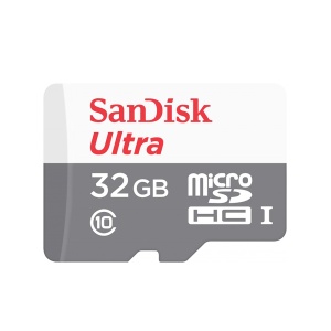 Card de Memorie, 32GB - SanDisk Ultra (SDSQUNR-032G-GN3MN) - White / Gray - Img 1