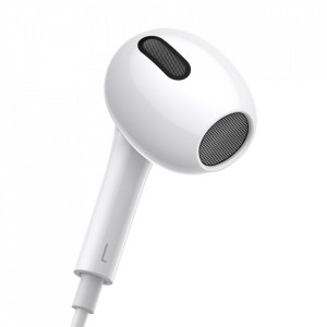 Casti Audio Type-C cu Microfon, 1.1m - Baseus Encok C17 (NGCR010002) - White - Img 3