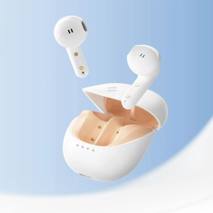 Casti fara Fir Bluetooth 5.4, TWS, ENC, Type-C, 300mAh - Havit (TW931) - White - Img 4