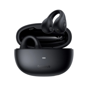 Casti Fara Fir True Wireless pentru Sport - Baseus AirGo AS01 (A00069101113-00) - Black - Img 1