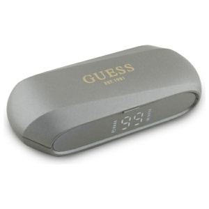 Casti True Wireless Stereo, Bluetooth - Guess Earbuds Elongated Metallic Printed Logo (GUTWSC2MCDSE) - Grey - Img 2
