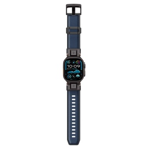 Curea pentru Apple Watch 1/2/3/4/5/6/7/8/9/10/SE/SE 2/Ultra/Ultra 2 (42/44/45/46/49mm) - Spigen DuraPro Armor - Navy Blue - Img 9