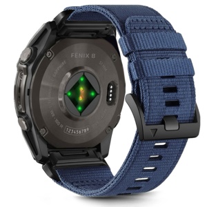 Curea pentru Garmin Fenix 5/5 Plus 6/6 Pro/7/Forerunner 935/945/Approach S60 - Techsuit Watchband QuickFit 22mm (W070) - Nightshade Blue - Img 2