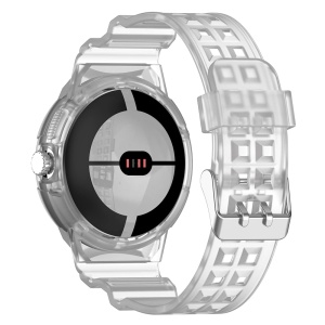 Curea pentru Google Pixel Watch / Watch 2 / Watch 3 41mm - Techsuit Watchband (W065) - Clear - Img 2
