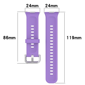 Curea pentru Huawei Watch Fit 3 - Techsuit Watchband 24mm (W061) - Light Green - Img 6
