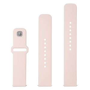 Curea pentru Huawei Watch GT 2 (46mm)/GT 2 Pro/GT 3 Pro (46mm)/Ultimate, Xiaomi Watch S1 - Fixed Silicone Sporty Strap Set - Pink - Img 4