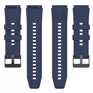 Curea pentru Huawei Watch GT 2 (46mm)/GT 2 Pro/GT 3 Pro (46mm)/Ultimate, Xiaomi Watch S1 - Techsuit Watchband 22mm (W026) - Dark Blue - Img 2