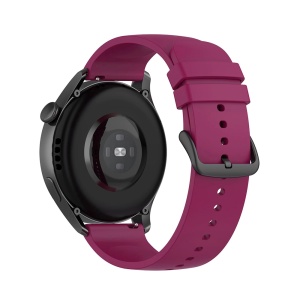 Curea pentru Samsung Galaxy Watch 4/5/Active 2, Huawei Watch GT 3 (42mm)/GT 3 Pro (43mm) - Techsuit Watchband 20mm (W001) - Dark Red - Img 9