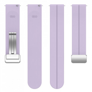 Curea pentru Samsung Galaxy Watch 4/5/Active 2, Huawei Watch GT 3 (42mm)/GT 3 Pro (43mm) - Techsuit Watchband (W011) - Purple - Img 3