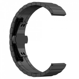 Curea pentru Samsung Galaxy Watch 4/5/Active 2, Huawei Watch GT 3 (42mm)/GT 3 Pro (43mm) - Techsuit Watchband (W012) - Black - Img 1