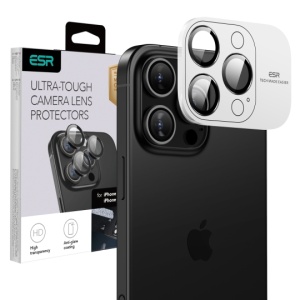 Folie Camera pentru iPhone 14 Pro / 14 Pro Max / 15 Pro / 15 Pro Max / 16 Pro / 16 Pro Max - ESR Armorite Camera Lens Protectors - Black - Img 8