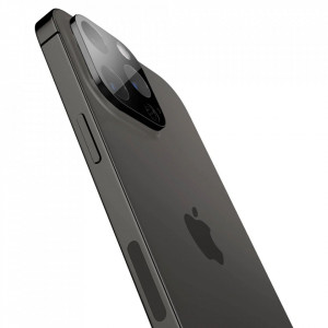 Folie Camera pentru iPhone 14 Pro / iPhone 14 Pro Max - Techsuit Full Camera Glass - Black - Img 5