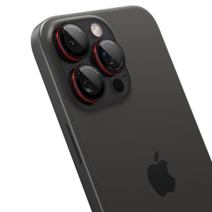 Folie Camera pentru iPhone 14 Pro / Pro Max / 15 Pro / Pro Max / 16 Pro / Pro Max (set 2) - Spigen Glas.tR Optik EZ Fit Pro - Black - Img 5