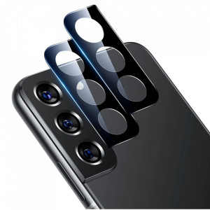 Folie Camera pentru Samsung Galaxy S22 5G / S22 Plus 5G (set 2) - ESR Lens Protector Tempered Glass - Black - Img 3