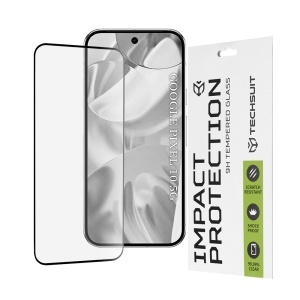Folie pentru Google Pixel 10 - Techsuit 111D Full Cover / Full Glue Glass - Black