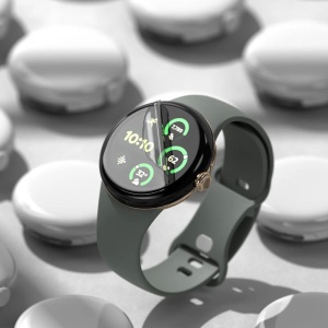Folie pentru Google Pixel Watch 3 45mm (set 3) - Ringke Dual Easy Film - Clear - Img 3