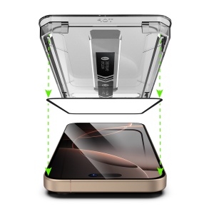 Folie pentru iPhone 13 / iPhone 13 Pro / iPhone 14 / iPhone 16e - Techsuit TitanGlass FullCover - Privacy - Img 3