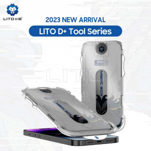 Folie pentru iPhone 14 Pro Max - Lito Magic Glass Box D+ Tools - Privacy - Img 3
