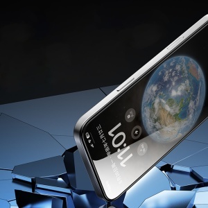 Folie pentru iPhone 15 Plus / iPhone 16 Plus (set 5) - Blueo 2.5D Silk Full Cover HD Glass - Black - Img 6