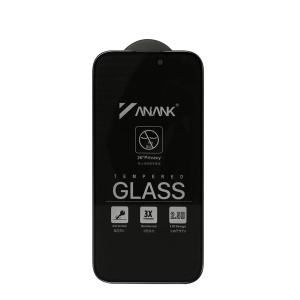 Folie pentru iPhone 16 Pro - ANANK 2.5D Privacy Screen Protector - Black - Img 3
