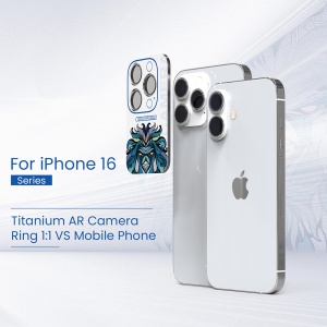 Folie pentru iPhone 16 Pro / iPhone 16 Pro Max - Lito S+ Camera Glass Protector - Desert Titanium - Img 4