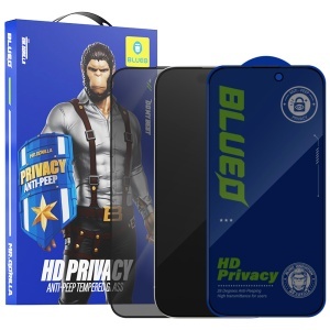 Folie pentru iPhone XS Max / iPhone 11 Pro Max - Blueo Anti-Peep Privacy Glass - Black