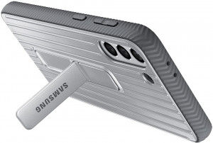 Galaxy S21 Plus; Protective Standing Cover; Light Gray - Img 7